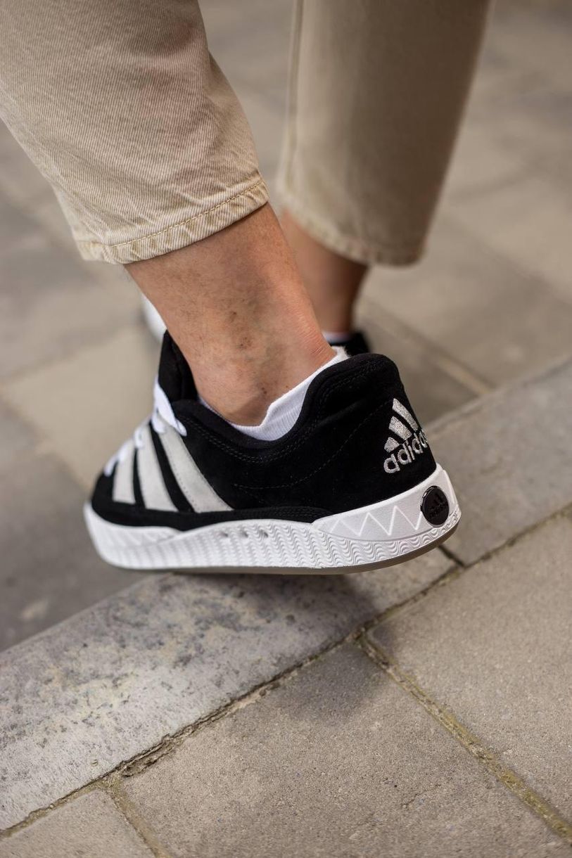 Кроссовки Adidas Adimatic Black White v2 9236 фото