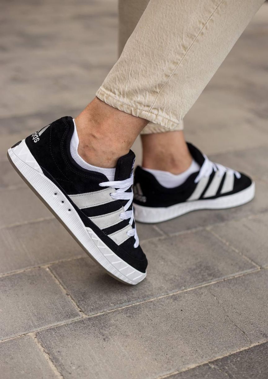 Кросівки Adidas Adimatic Black White v2 9236 фото