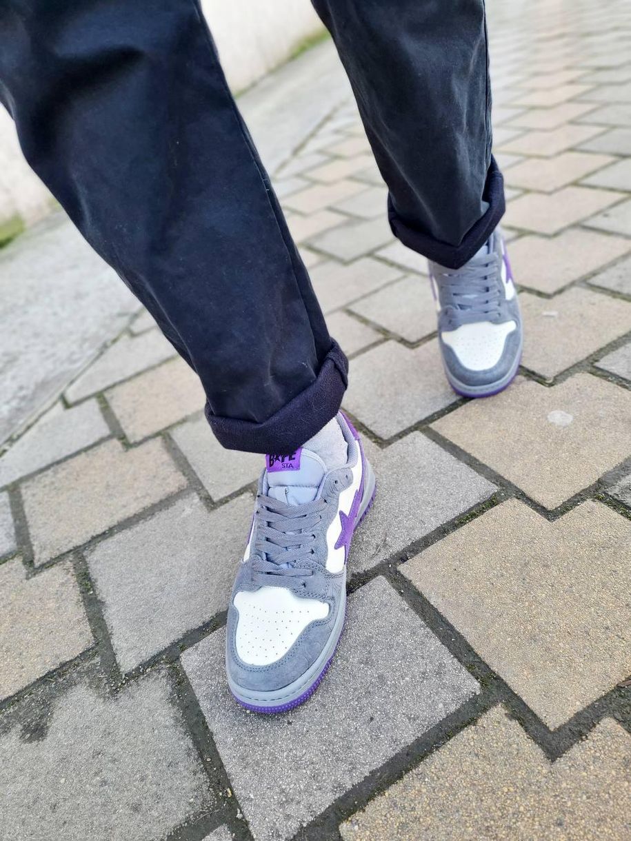 Кросівки BAPE COURT STA LOYAL PURPLE 1660 фото