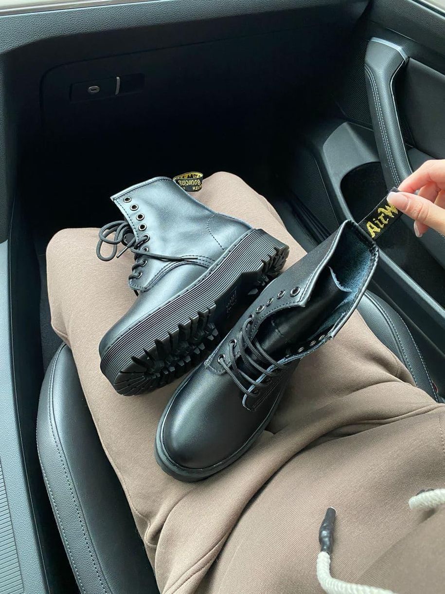 Черевики Dr. Martens JADON Black No Logo 2 4354 фото