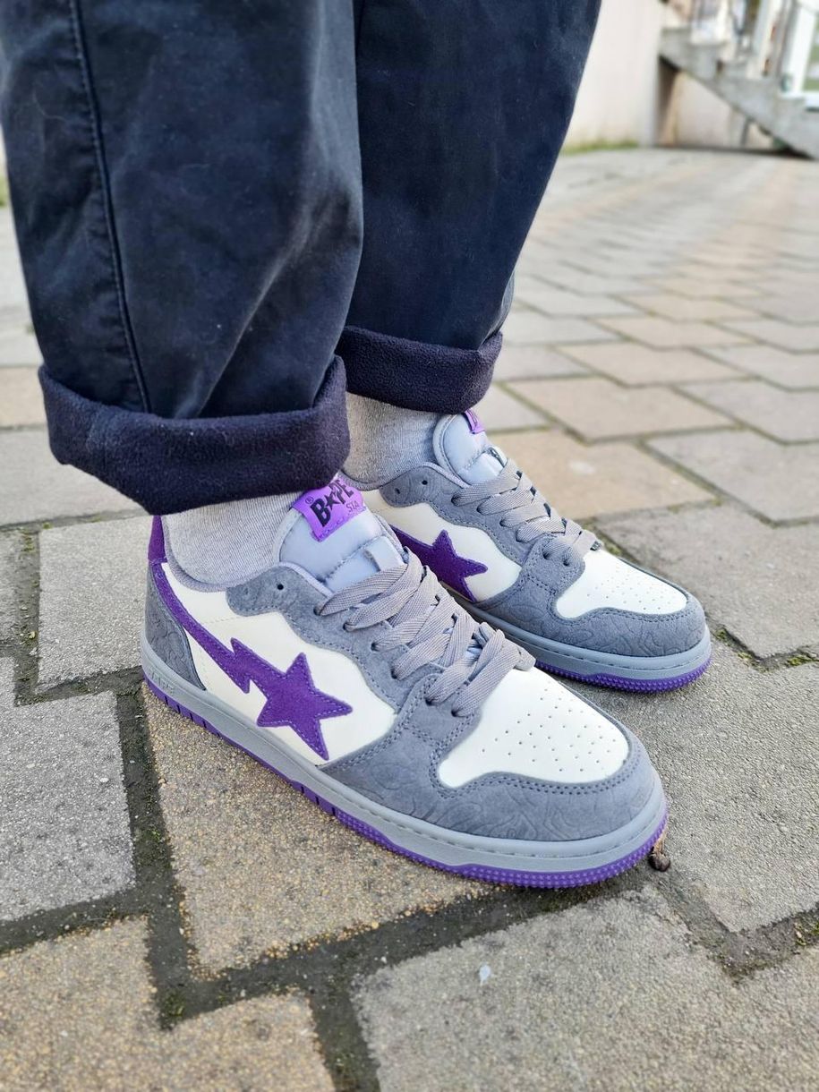 Кроссовки BAPE COURT STA LOYAL PURPLE 1660 фото