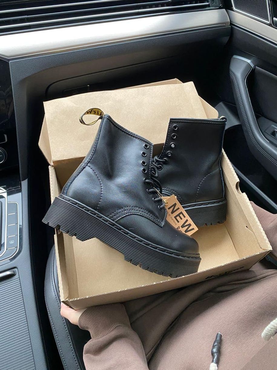 Черевики Dr. Martens JADON Black No Logo 2 4354 фото