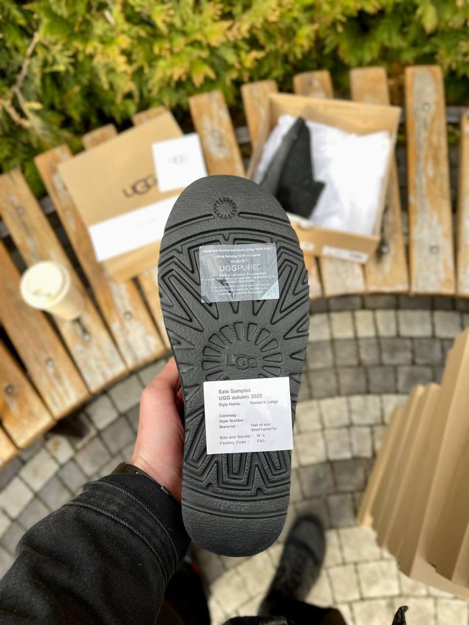 Зимние сапоги Ugg Ultra Mini Full Black v2, 37