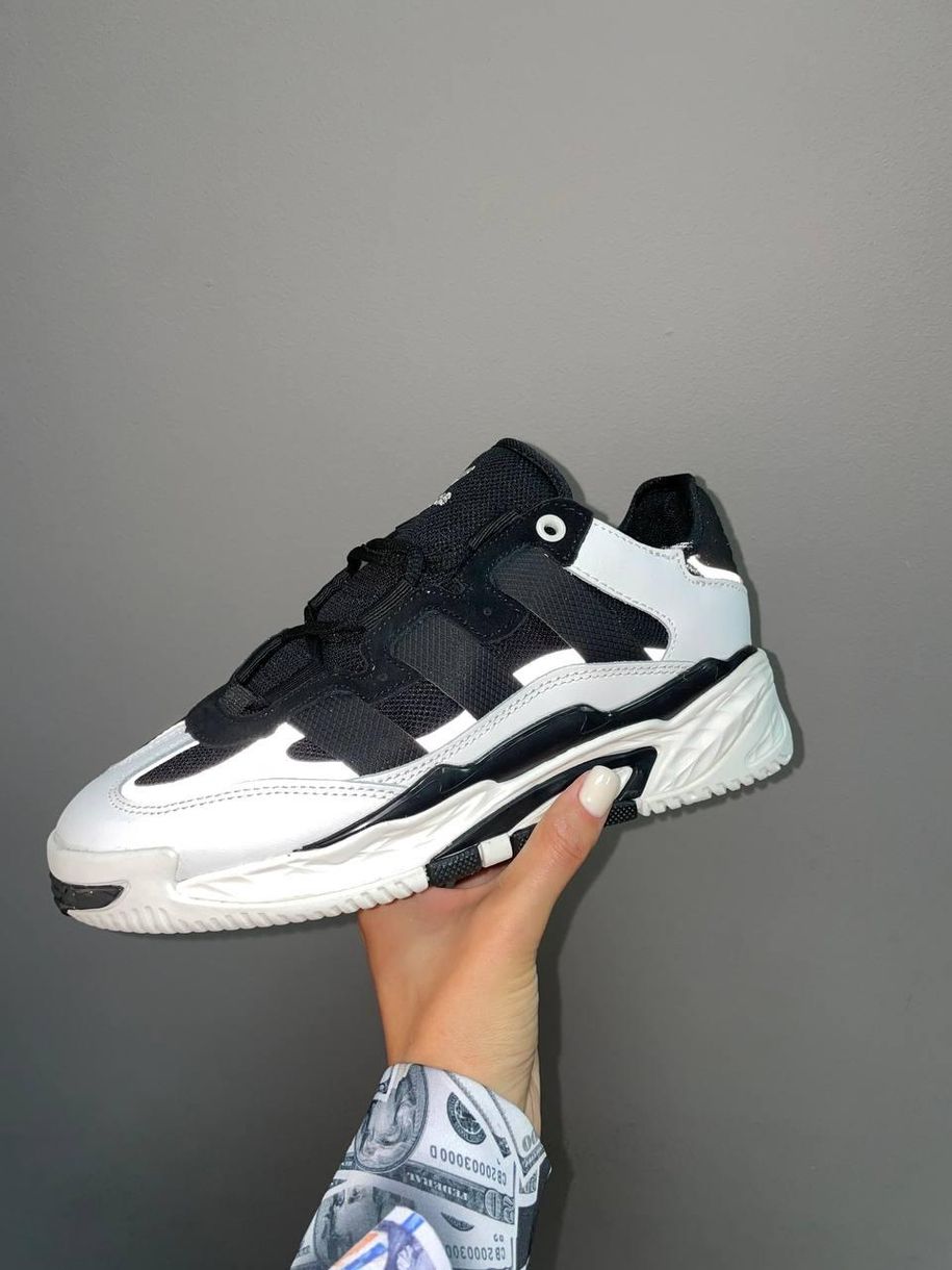 Кросівки Adidas Niteball Black White v2 2631 фото