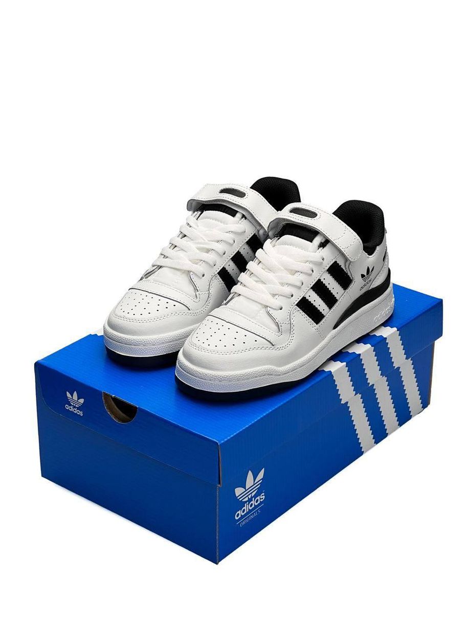 Кросівки Adidas Forum Low White Black New 2779 фото