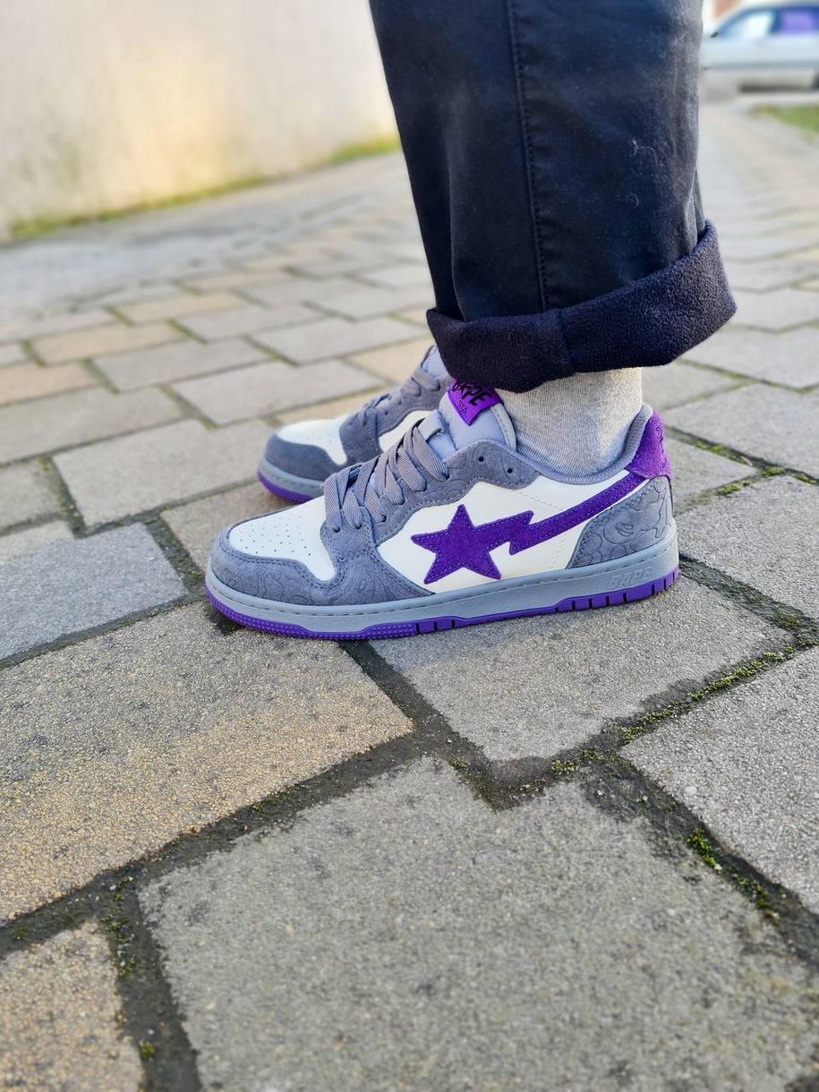 Кроссовки BAPE COURT STA LOYAL PURPLE 1660 фото