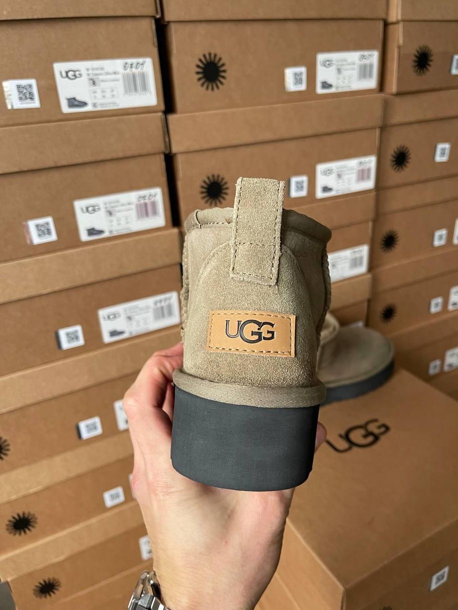 Зимние сапоги Ugg Ultra Mini Platform Khaki v2 9890 фото