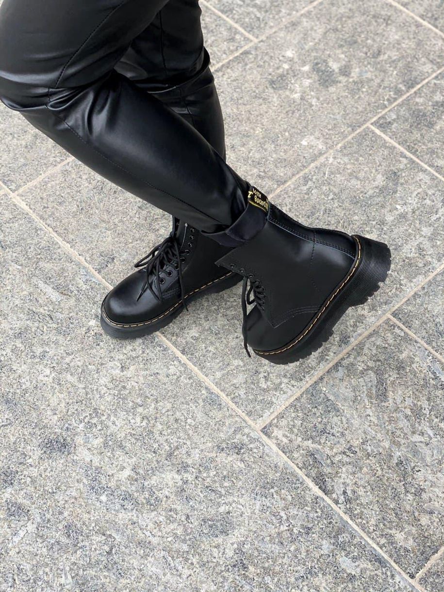 Черевики Dr. Martens JADON Black No Logo 4 4350 фото