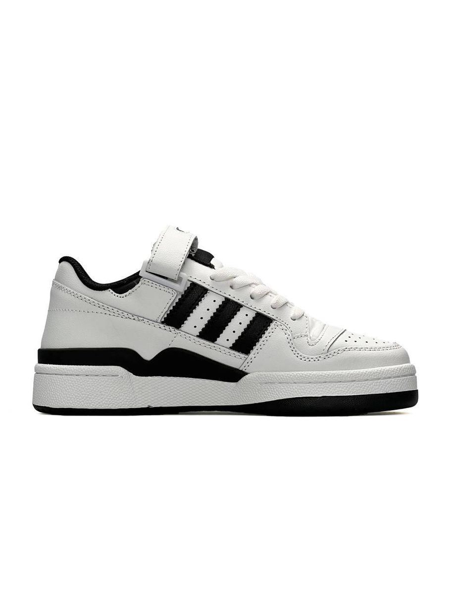 Кросівки Adidas Forum Low White Black New 2779 фото