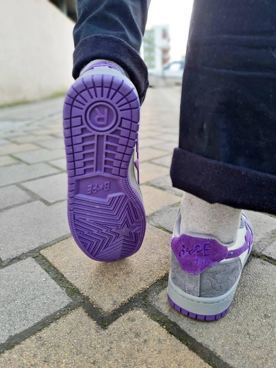 Кросівки BAPE COURT STA LOYAL PURPLE 1660 фото