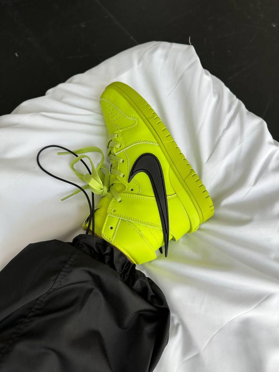 Nike SB Dunk High x Ambush ACID Green 9224 фото
