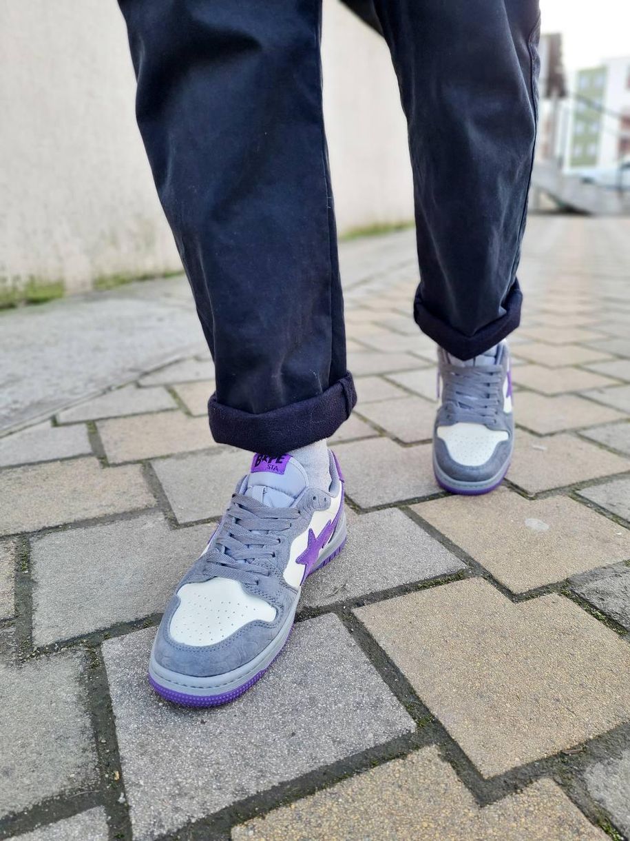 Кросівки BAPE COURT STA LOYAL PURPLE 1660 фото