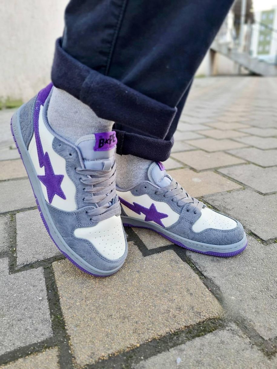 Кросівки BAPE COURT STA LOYAL PURPLE 1660 фото