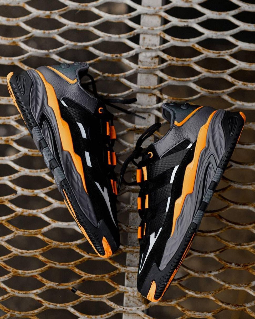 Кросівки Adidas Niteball Black Orange 2629 фото