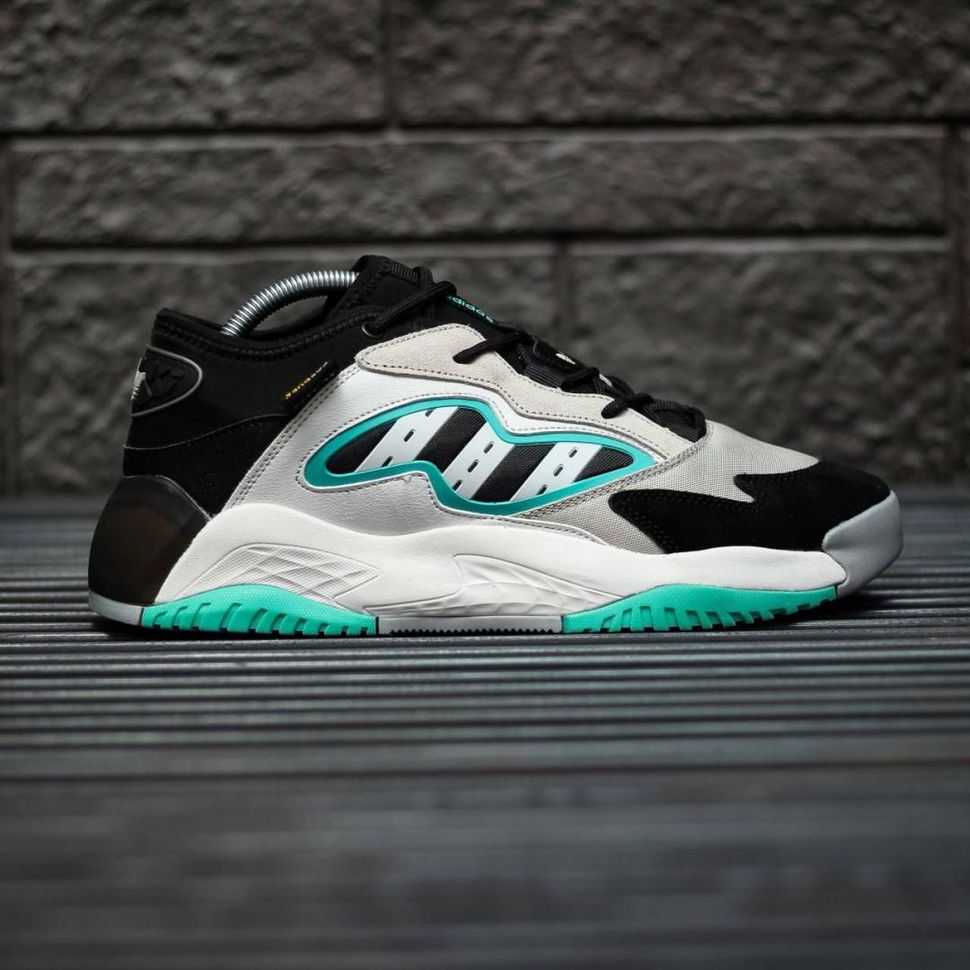 Кросівки Adidas Streetball II GX0783 Black White Green 8925 фото