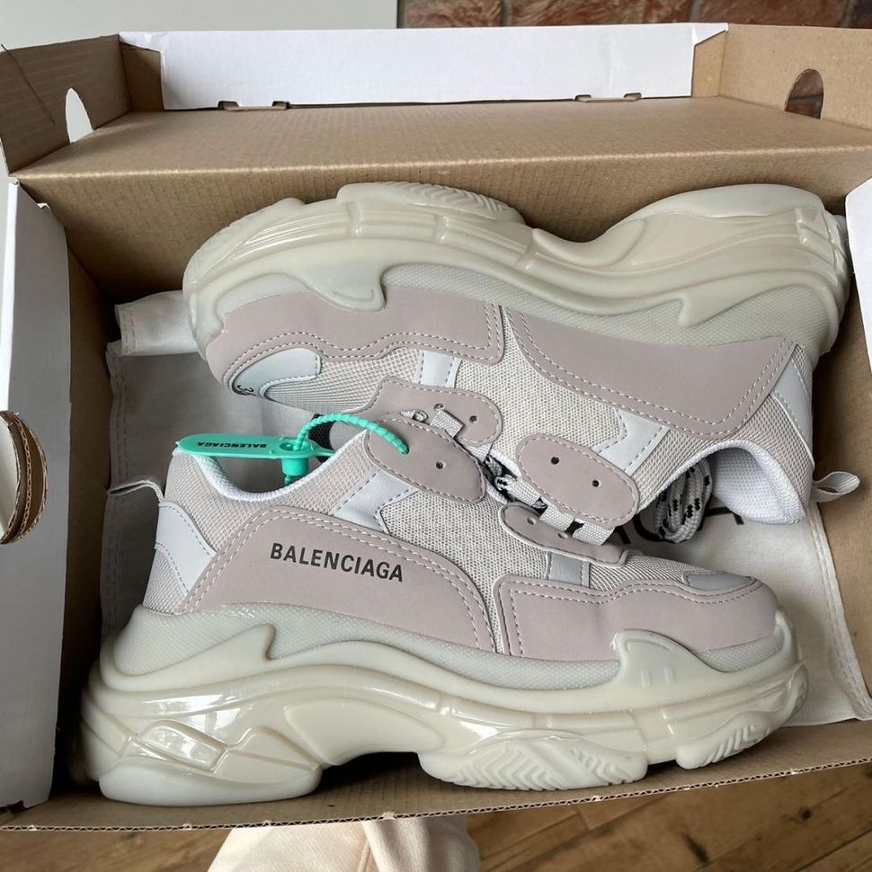 Кросівки Balenciaga Triple S Clear Sole Grey 2.0 3467 фото