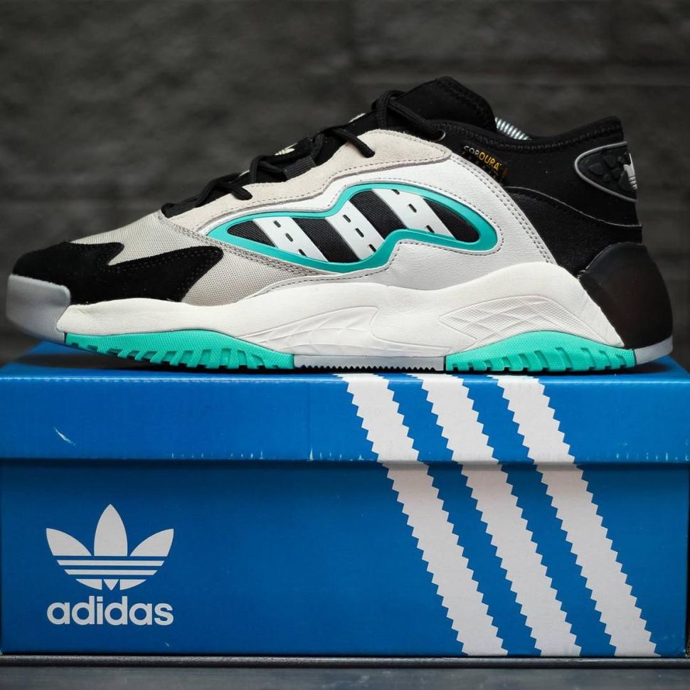 Кроссовки Adidas Streetball II GX0783 Black White Green 8925 фото