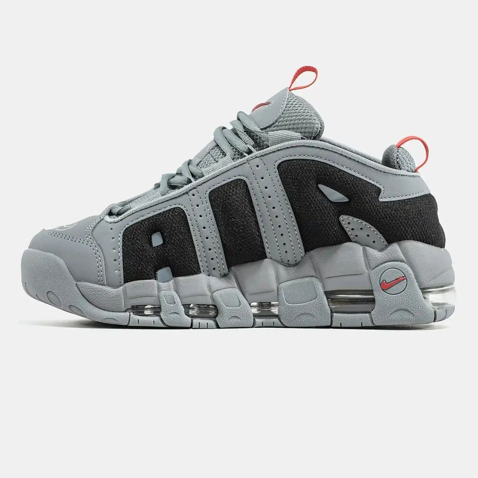 Nike Air More Uptempo &ldquo;Cool Grey Red&rdquo;