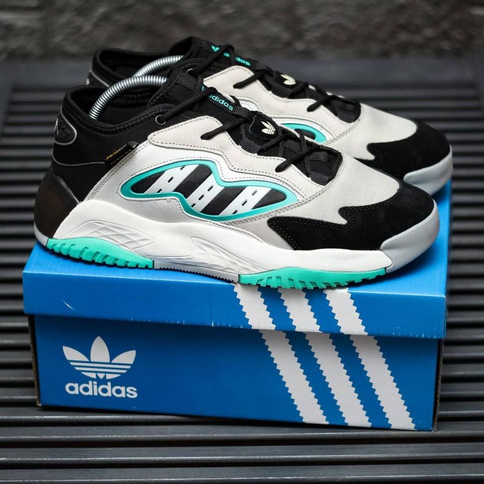 Кроссовки Adidas Streetball II GX0783 Black White Green 8925 фото