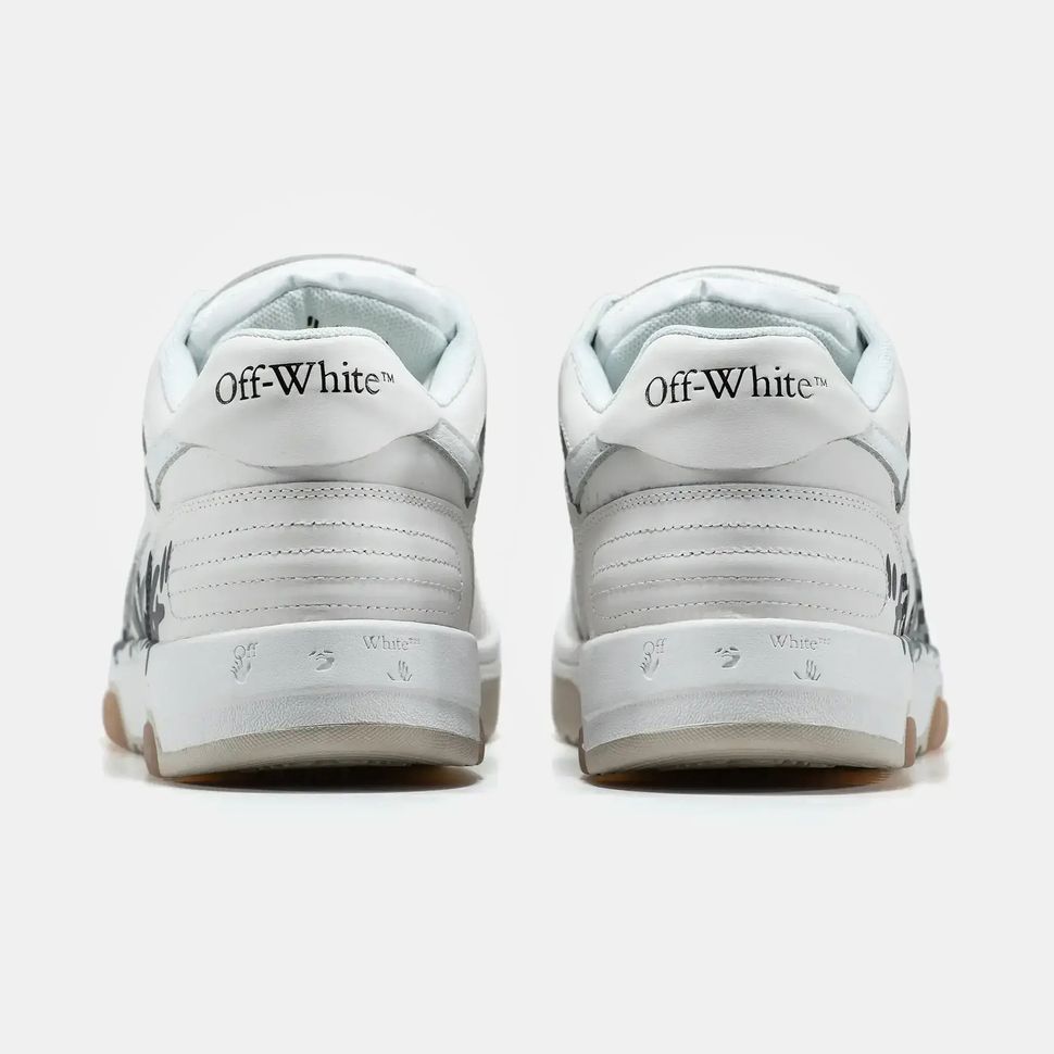 Off-White Out Of Office &ldquo;For Walking&rdquo; White Black Gum, 36