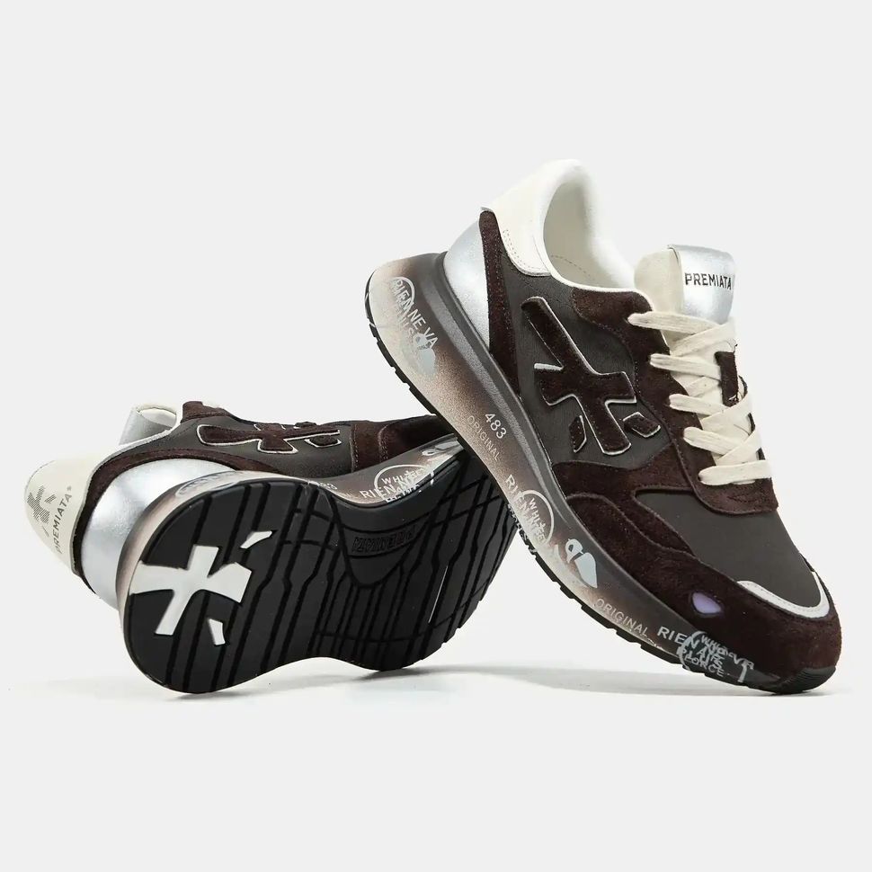 Premiata Lauryn Brown Black Silver, 38