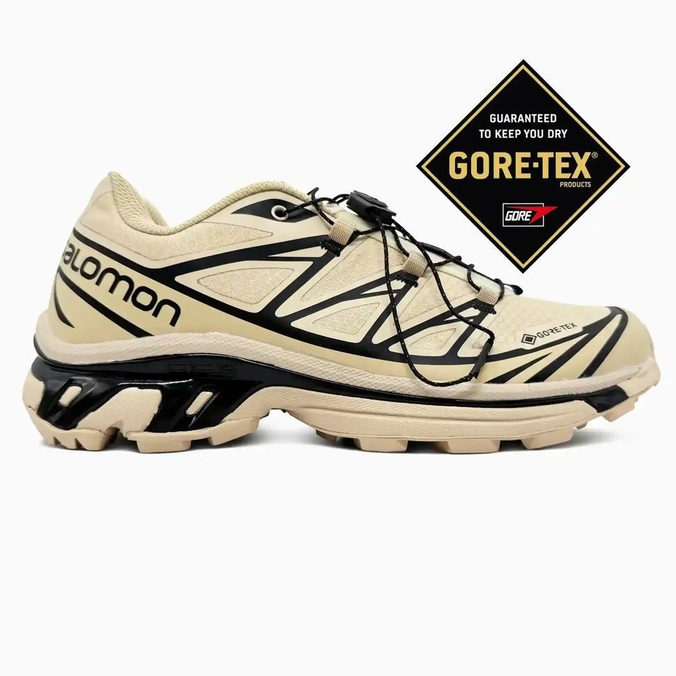 Salomon XT-6 GTX Beige Black