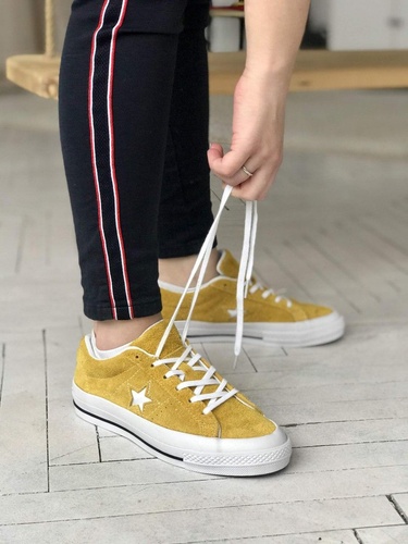 Converse Low Yellow Star 8096 фото
