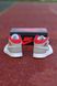 Баскетбольні кросівки Nike Air Jordan 1 Retro Mid Grey White Red 5806 фото 4