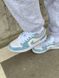 Nike Air Jordan Retro 1 Low Blue White Grey 6438 фото 10