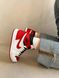 Баскетбольные кроссовки Nike Air Jordan 1 Retro White University Red 7006 фото 10