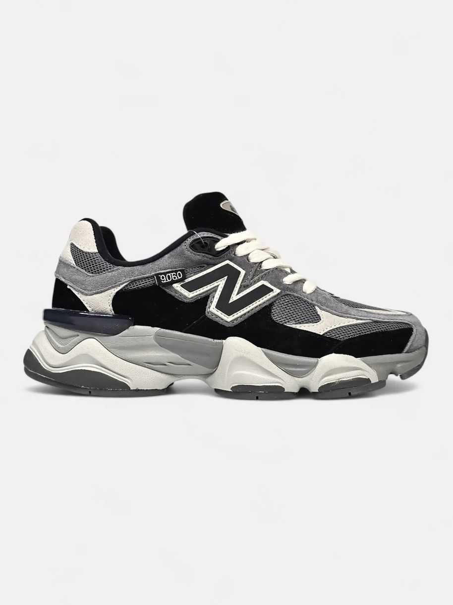 New Balance 9060 Black Grey Cream, 36