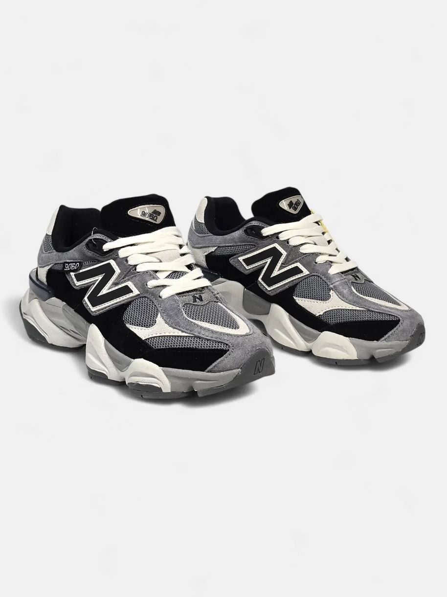 New Balance 9060 Black Grey Cream, 36