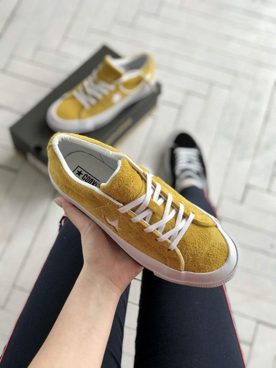 Кеди Converse Low Yellow Star 8096 фото