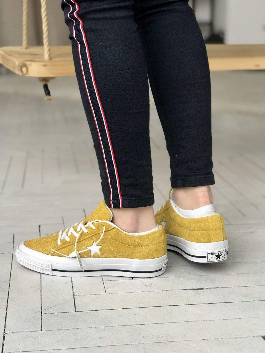 Кеди Converse Low Yellow Star 8096 фото