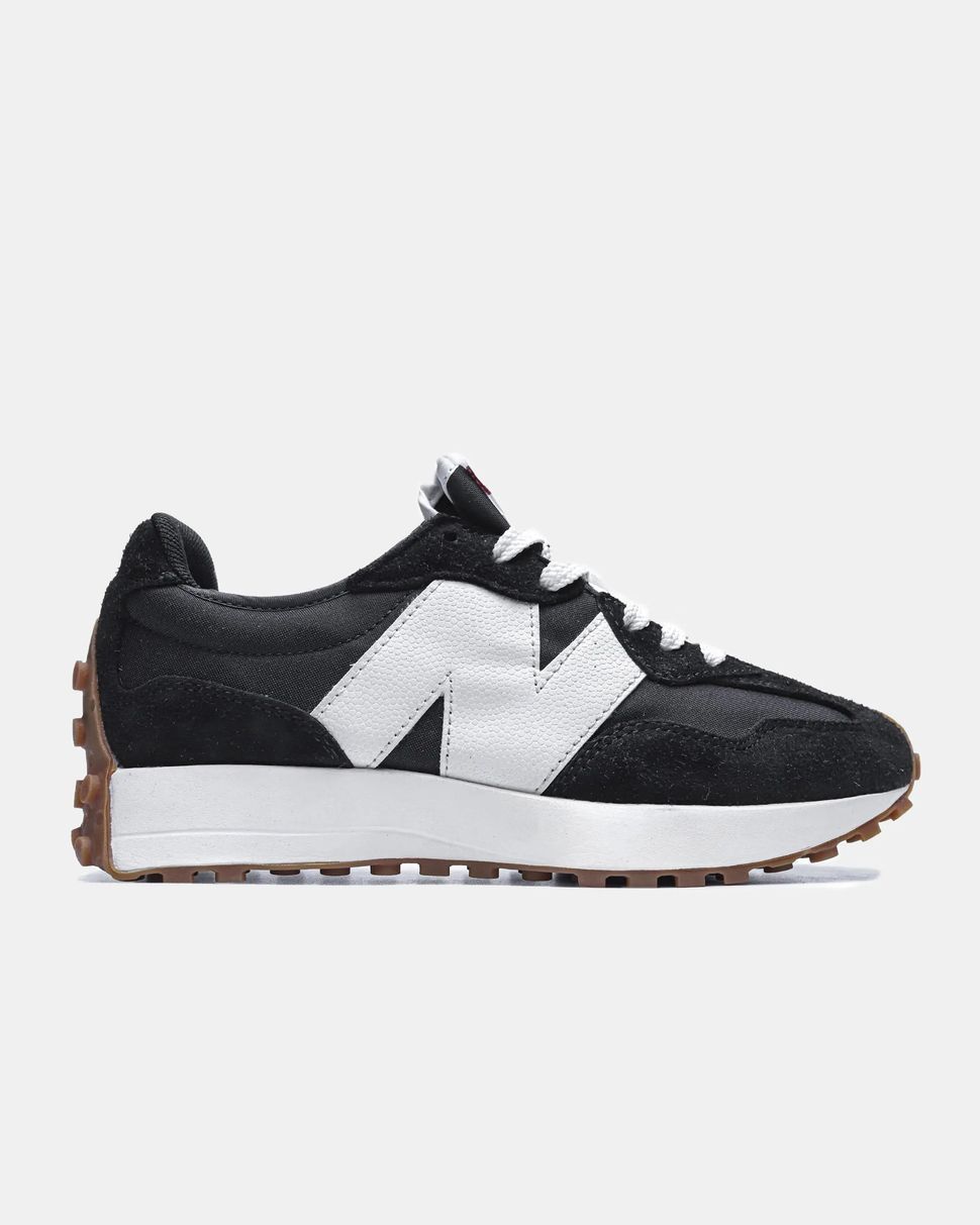 New Balance 327 Black White Gum