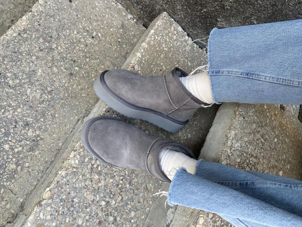 Зимние сапоги Ugg Classic Ultra Mini Platform Grey, 39