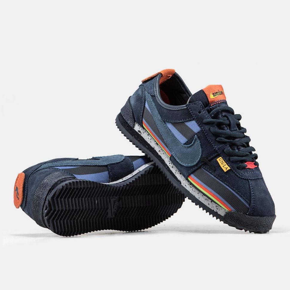 Кроссовки Union x Nike Cortez Nylon Blue 605 фото