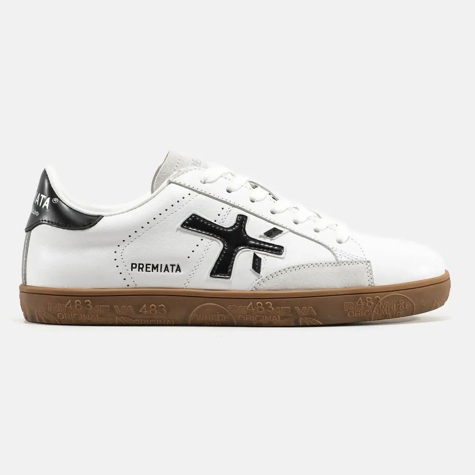 Premiata Steven White Black Gum, 36
