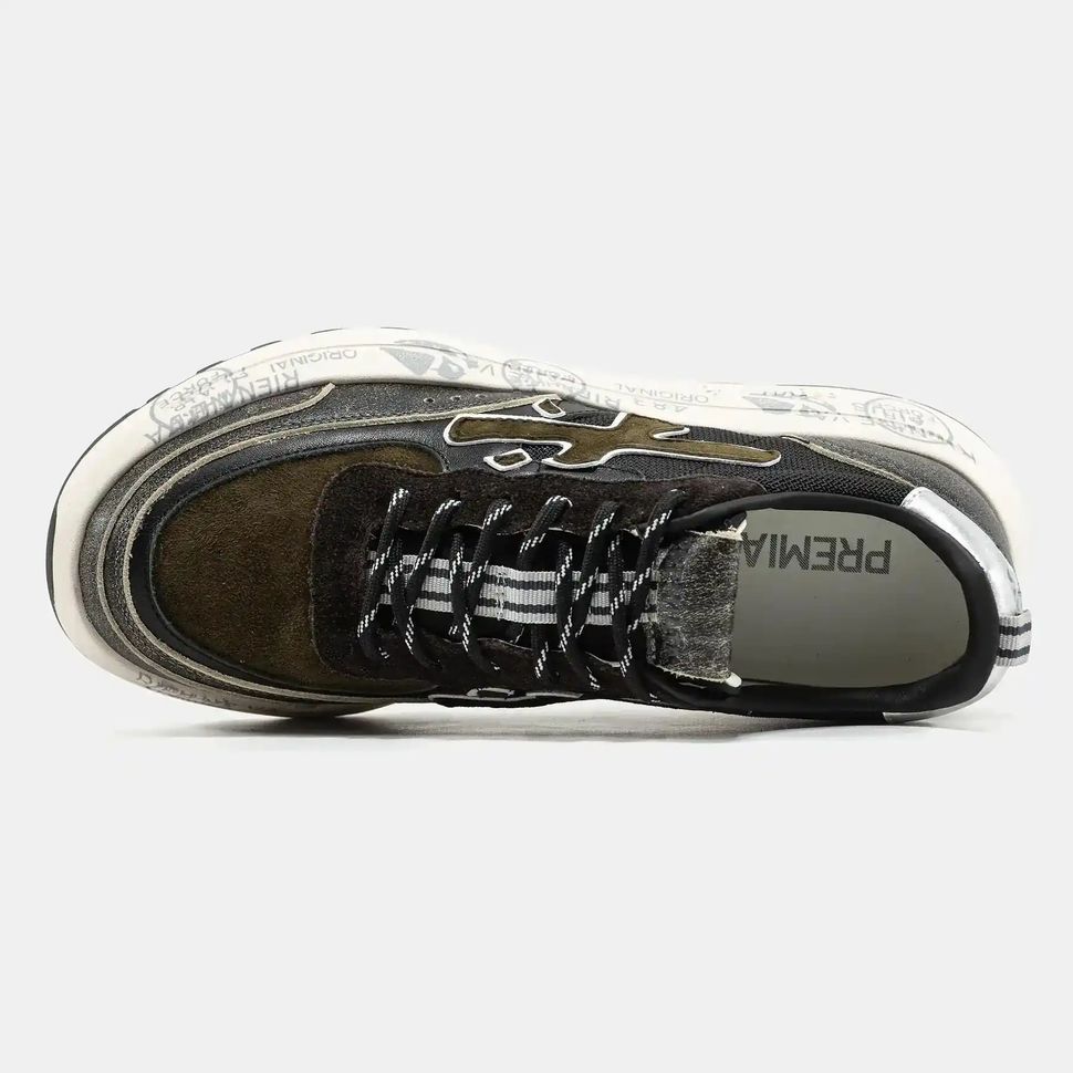 Premiata Nous Olive Black Silver, 40