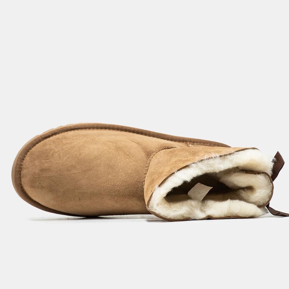 Зимові чоботи UGG Mini Bailey Bow Chestnut 9758 фото