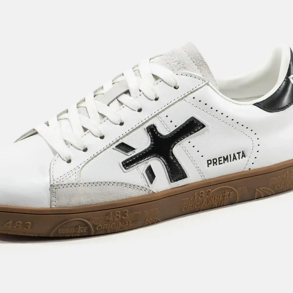 Premiata Steven White Black Gum, 36