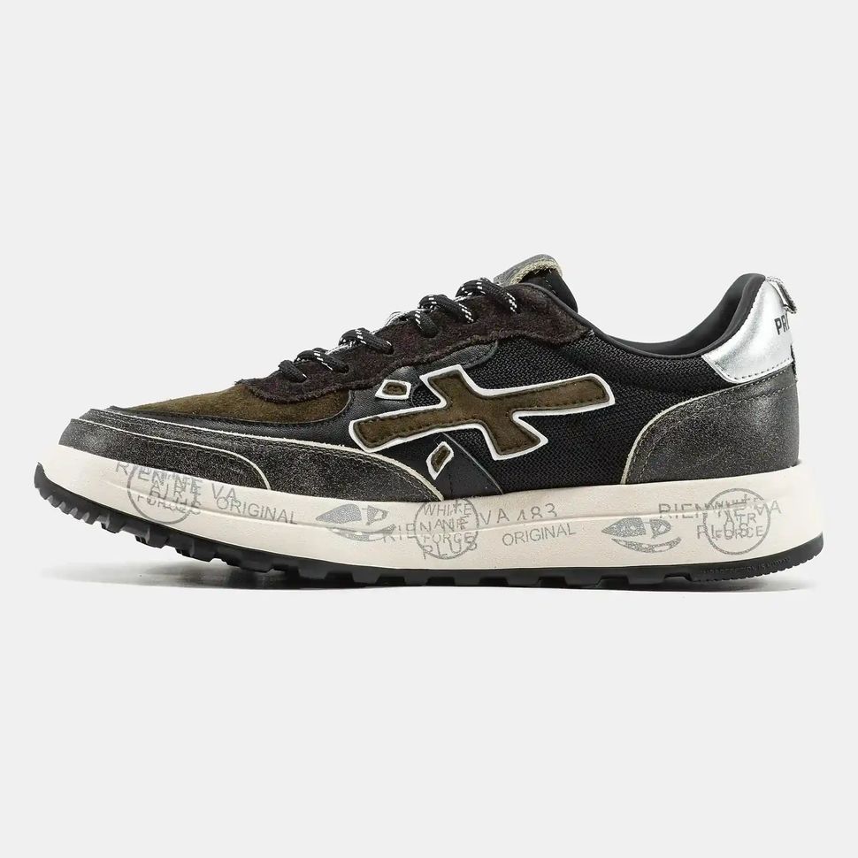 Premiata Nous Olive Black Silver, 40