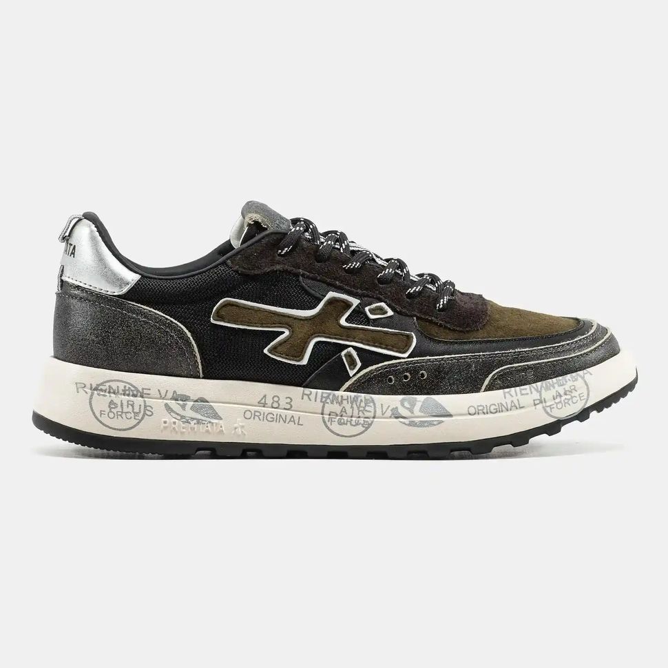 Premiata Nous Olive Black Silver, 40