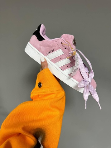 Кроссовки Adidas Campus Pink White 9445 фото