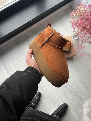 Зимові чоботи UGG Ultra Mini Platform Brown, 38