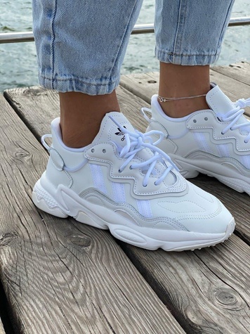 Кроссовки Adidas Ozweego Adiprene Pride White 1 2714 фото