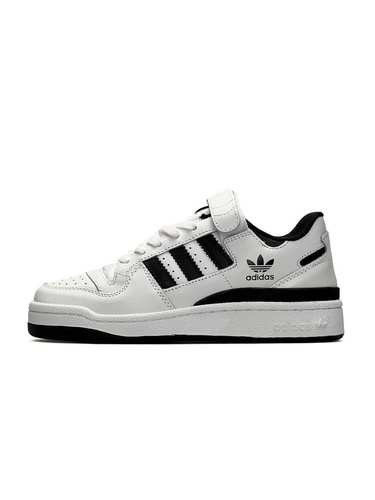 Кроссовки Adidas Forum Low White Black New 2779 фото