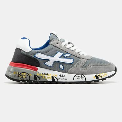 Premiata Mick Grey Blue Red