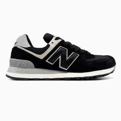 New Balance 574 Grey Black Cream, 41