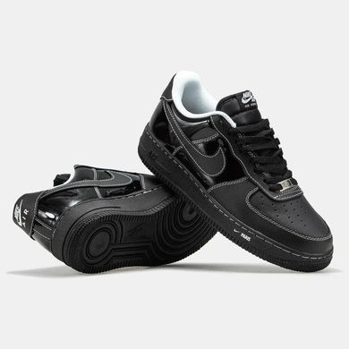 Nike Air Force 1 Low &ldquo;Paris&rdquo; Black White Stitch